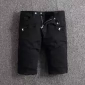 jeans balmain fit hombre shorts 26026 black